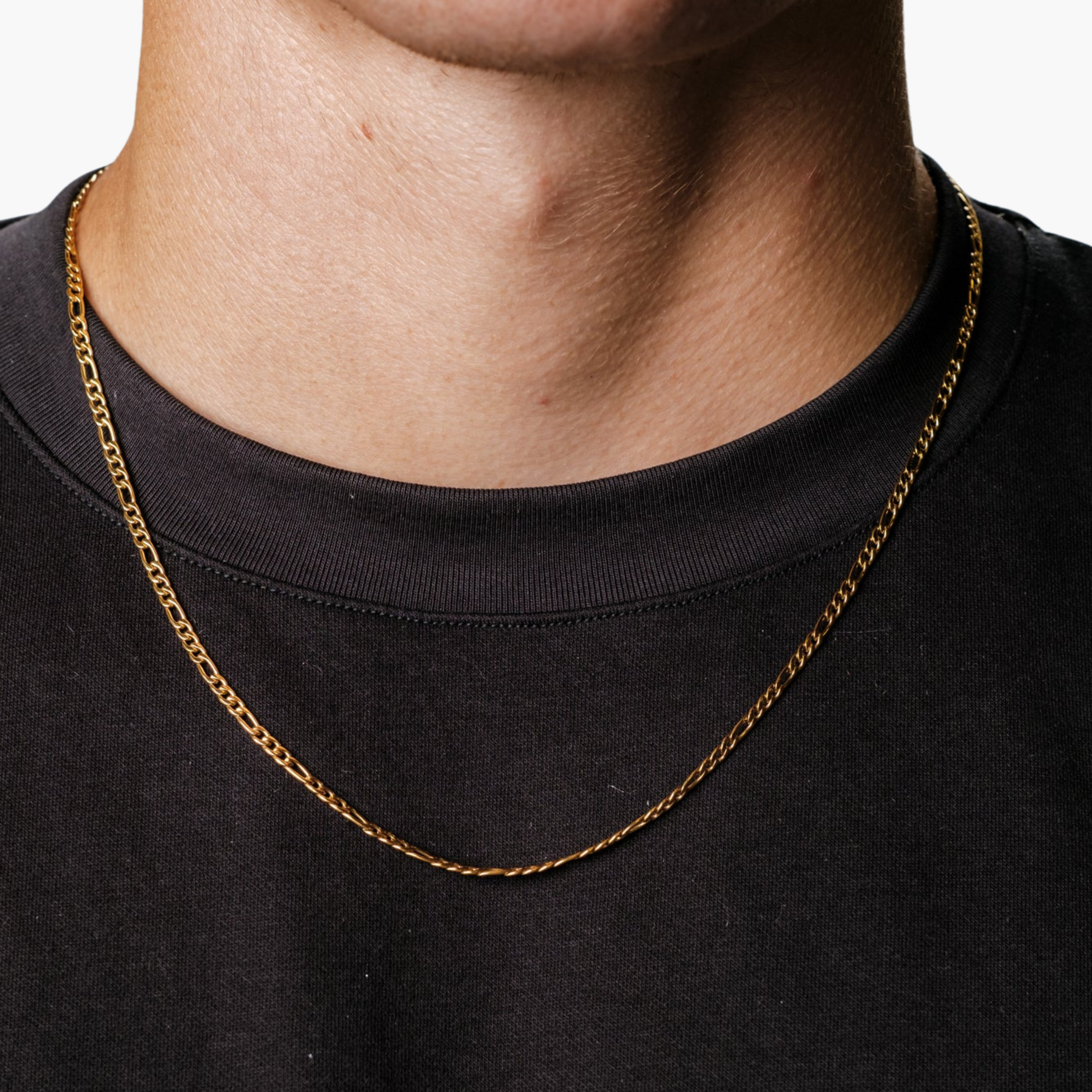 FIGARO CHAIN 3MM (18K GOLD)