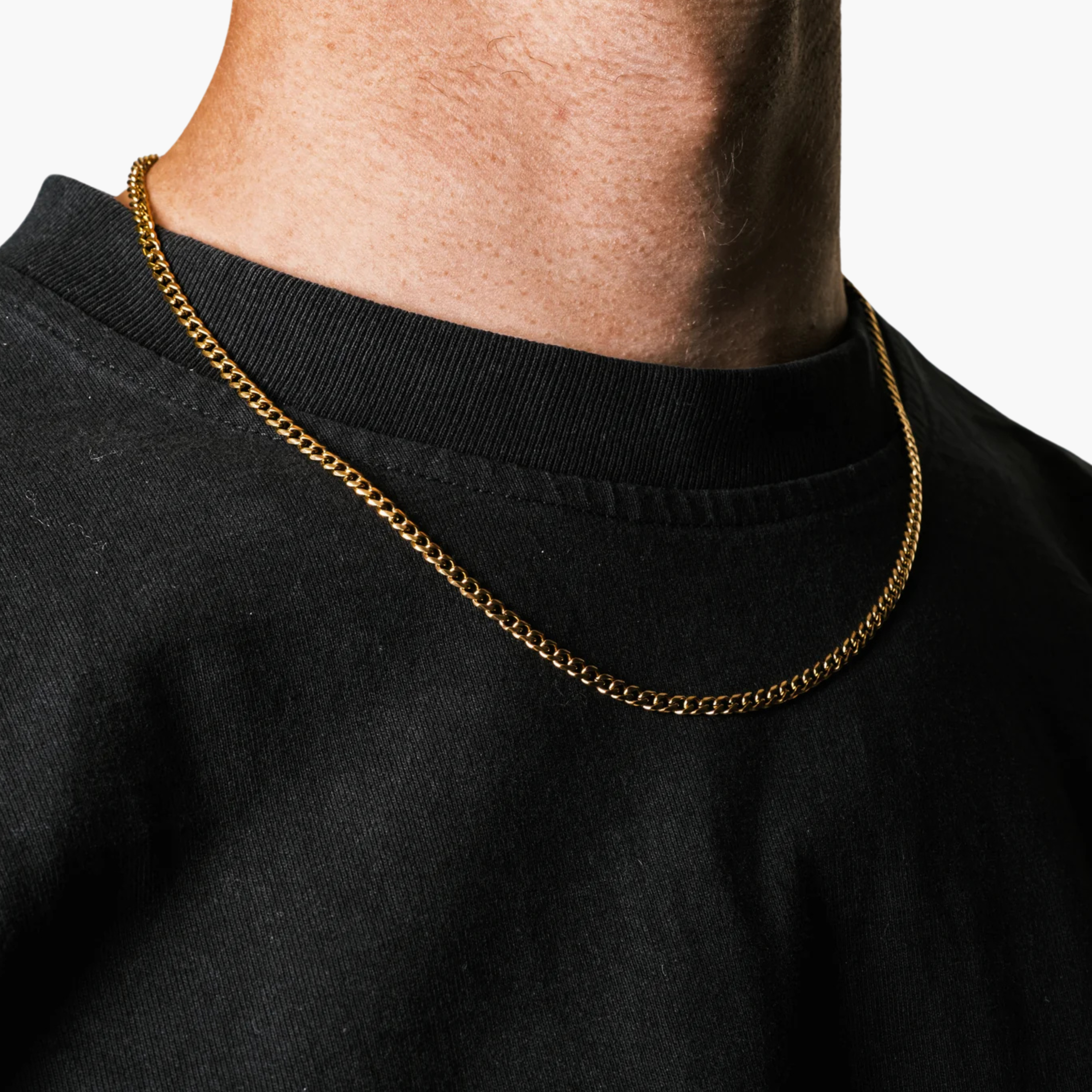 CUBAN CHAIN 3MM (18K GOLD)