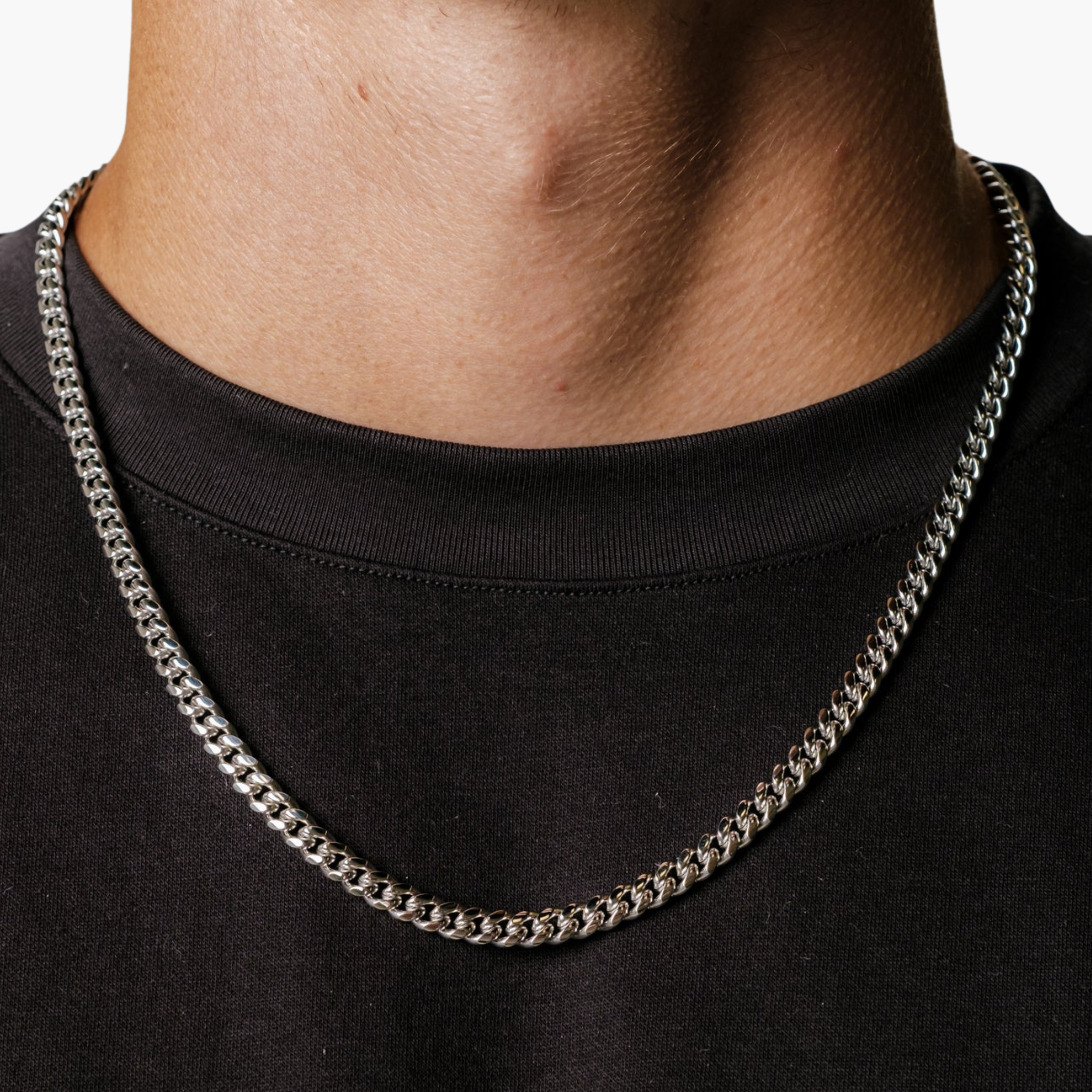 CUBAN CHAIN 6MM (SILVER)