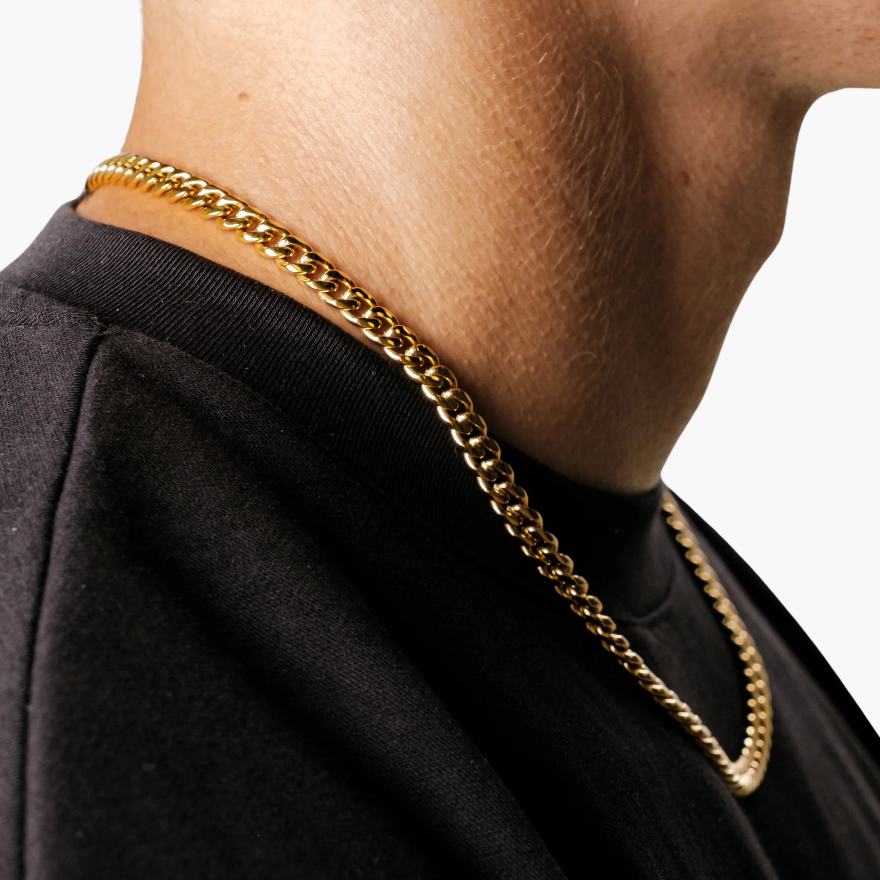 CUBAN CHAIN 6MM (18K GOLD)