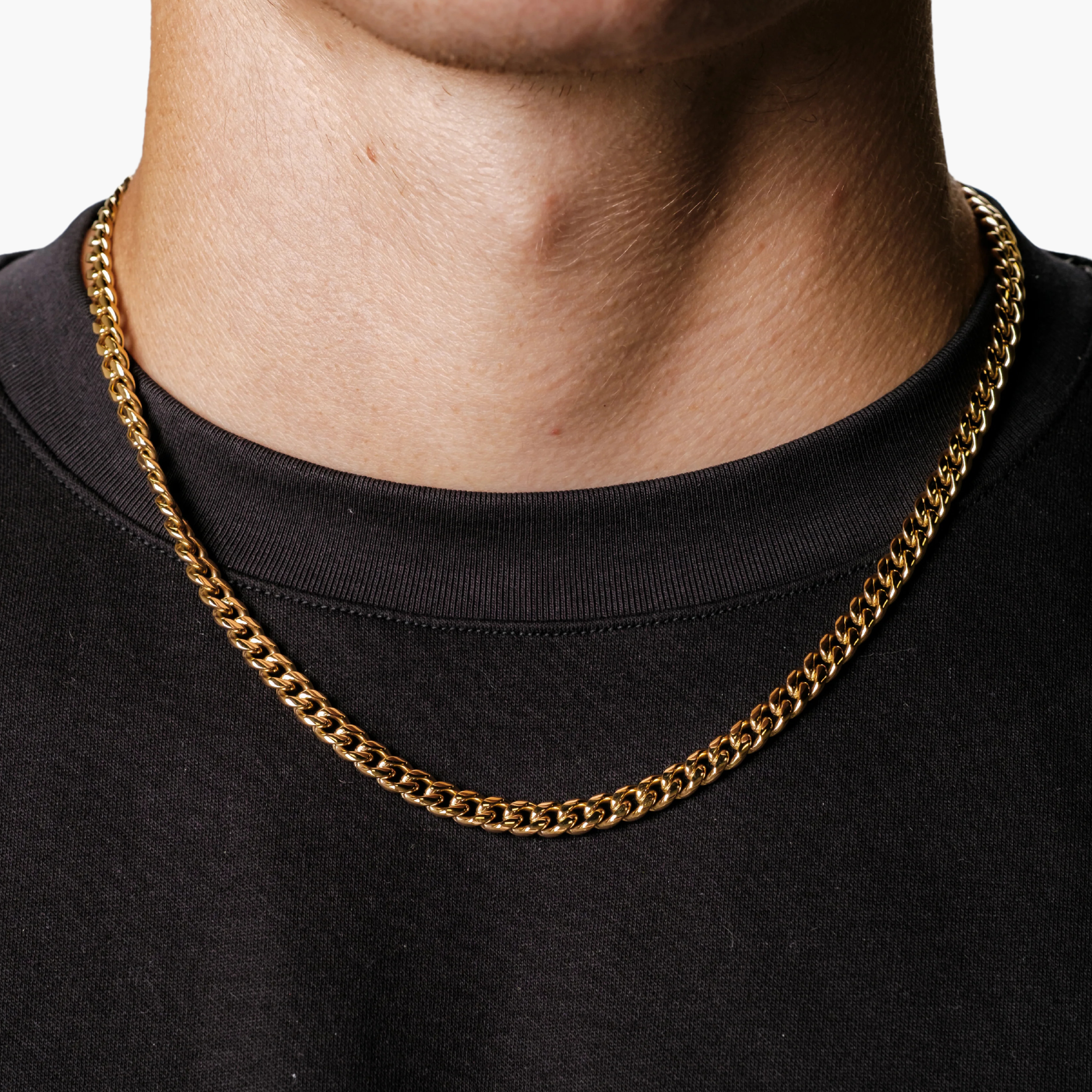 CUBAN CHAIN 6MM (18K GOLD)