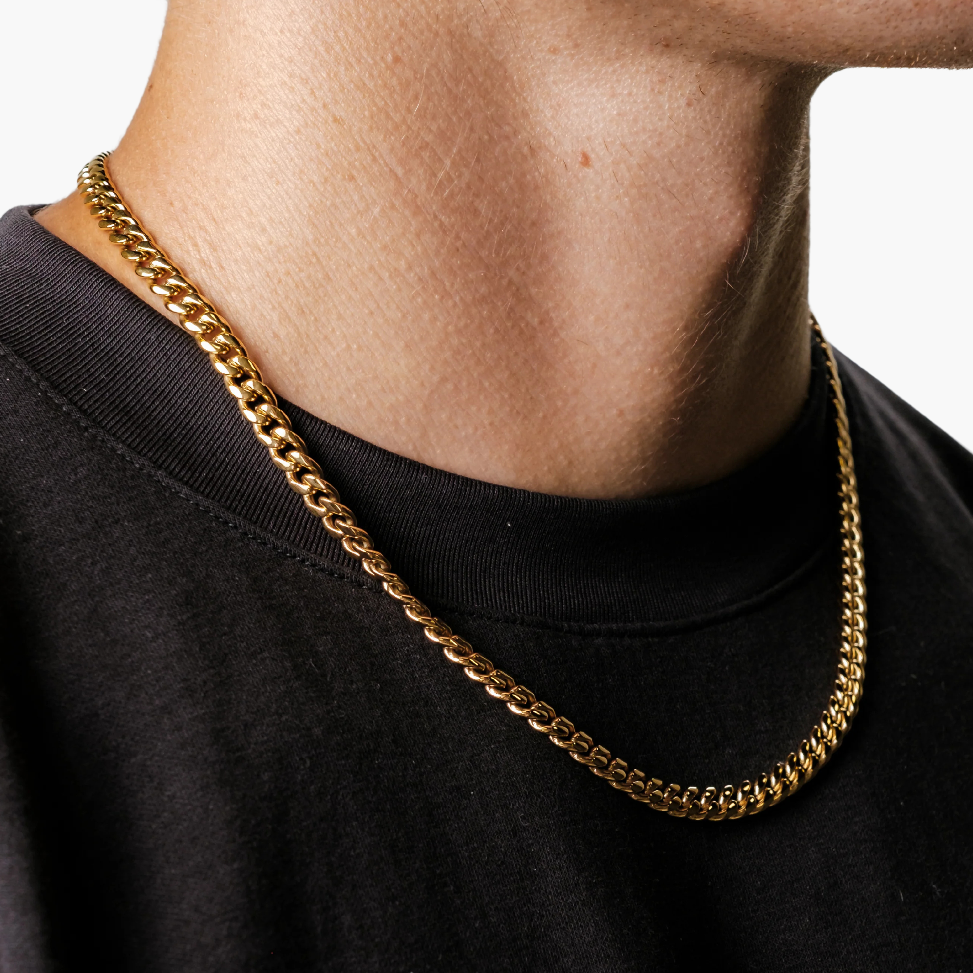 CUBAN CHAIN 6MM (18K GOLD)