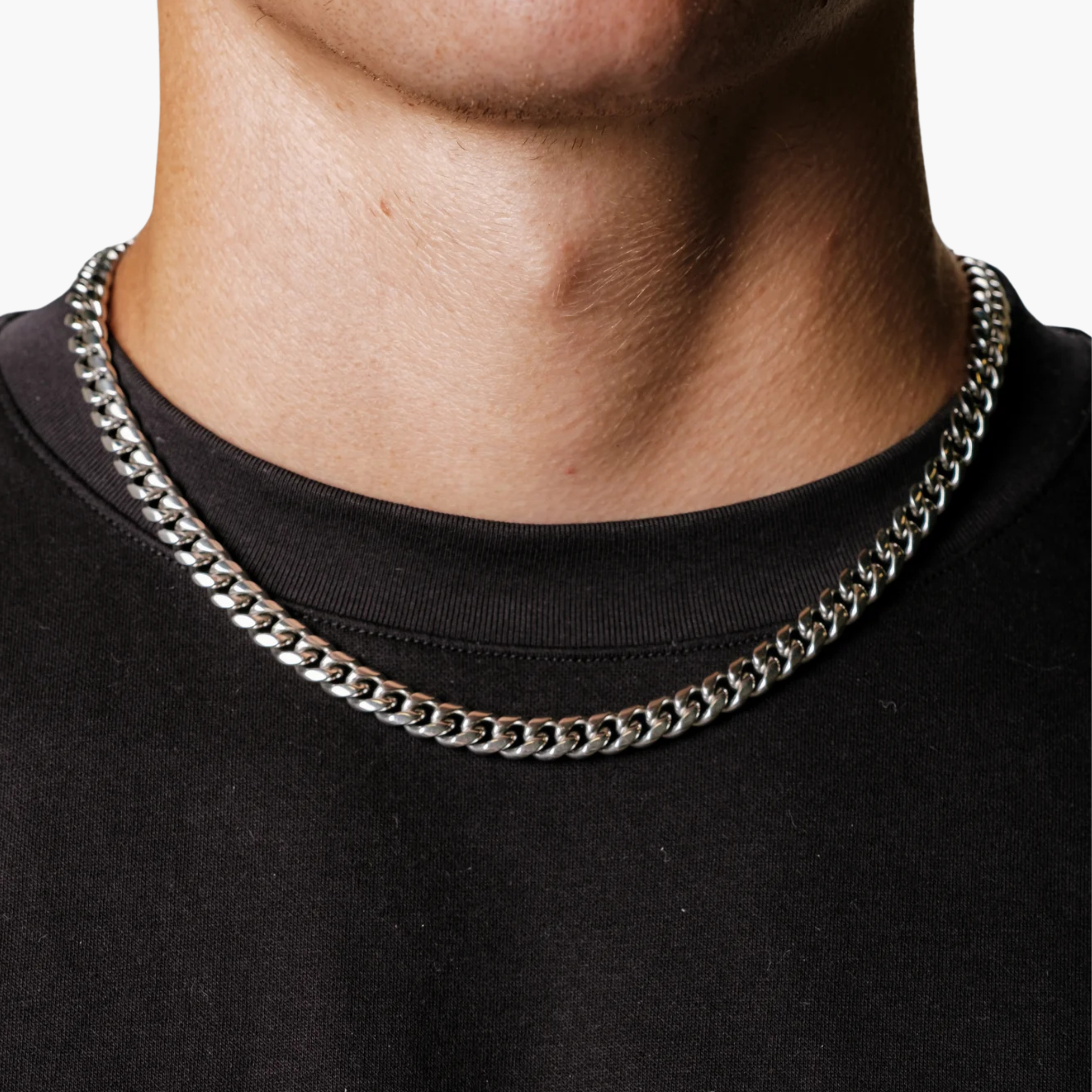 CUBAN CHAIN 8MM (SILVER)