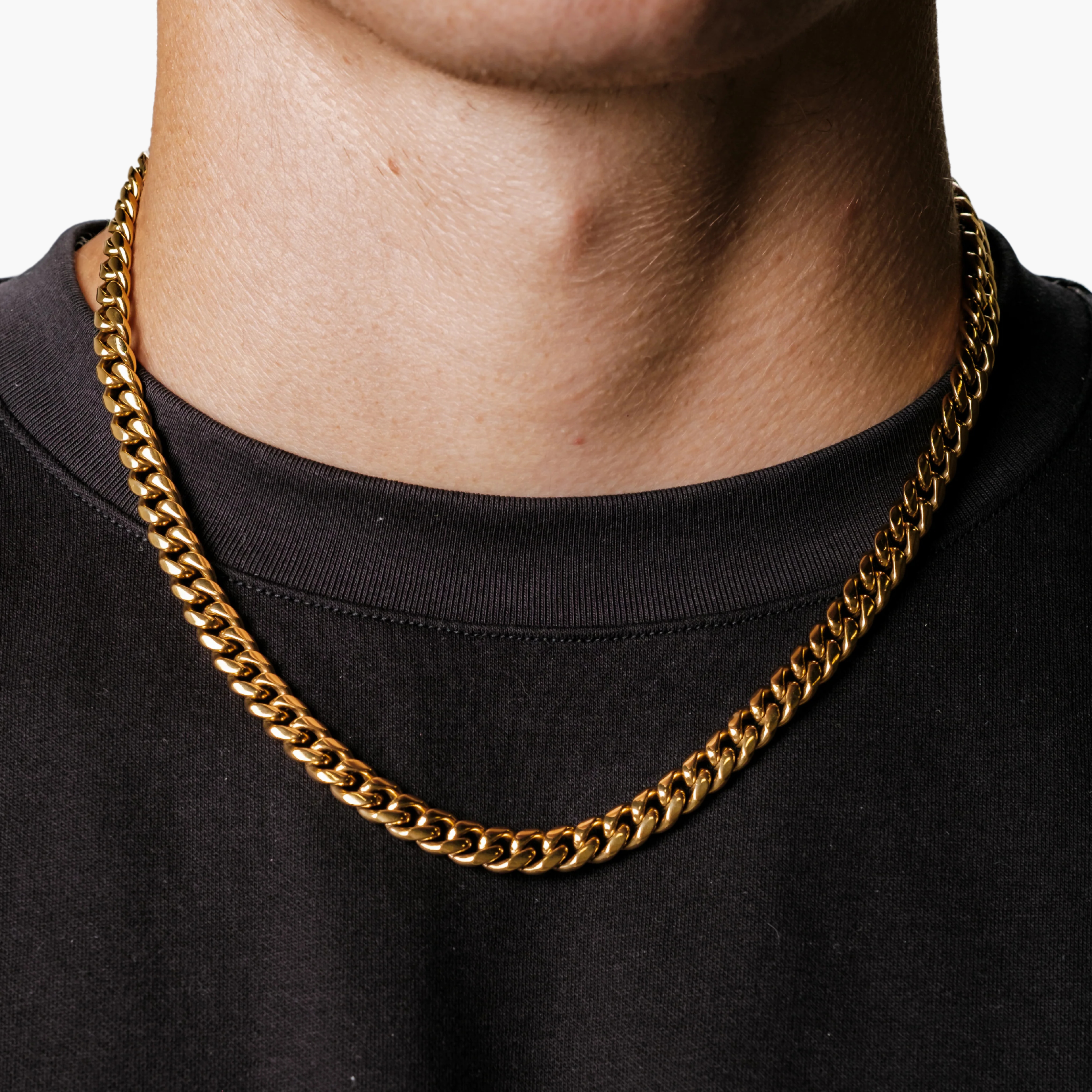 CUBAN CHAIN 8MM (18K GOLD)