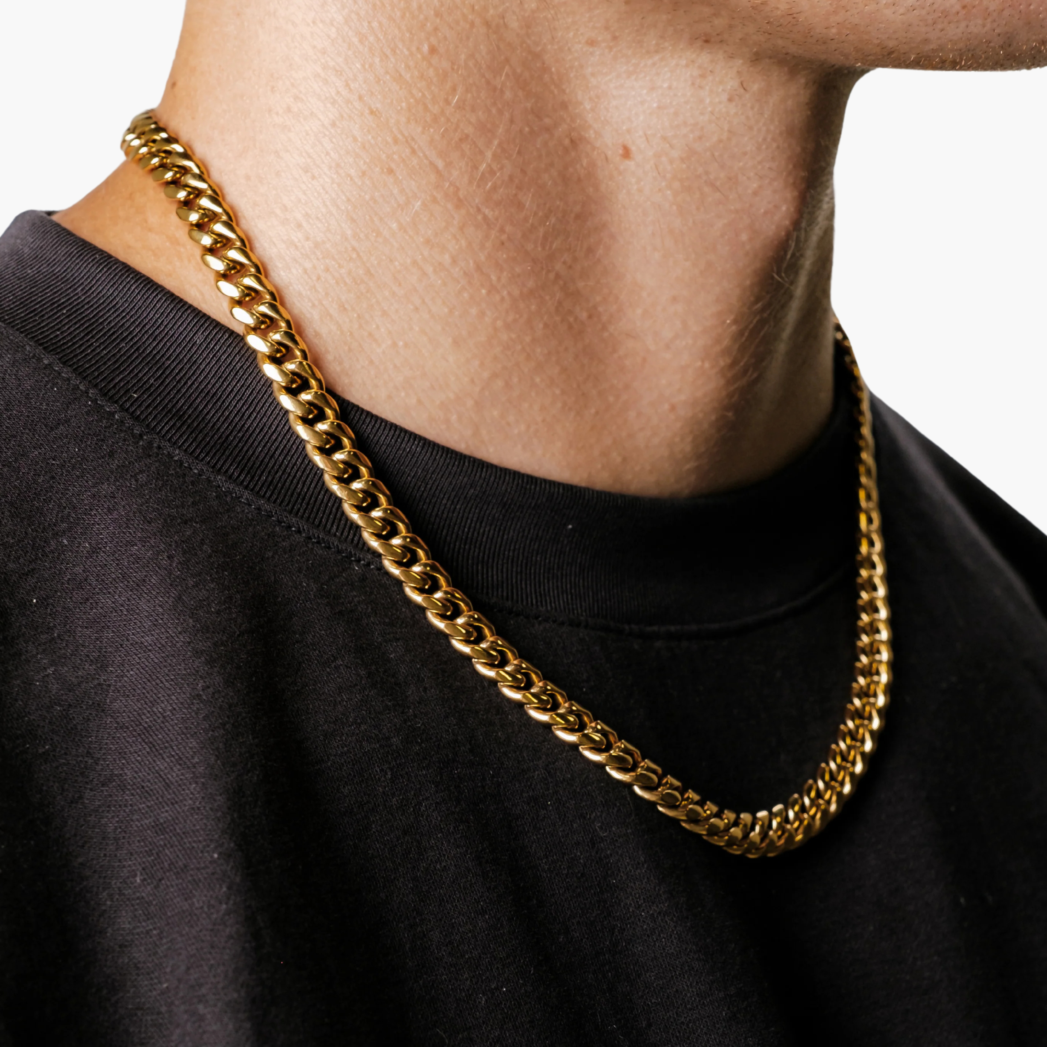 CUBAN CHAIN 8MM (18K GOLD)