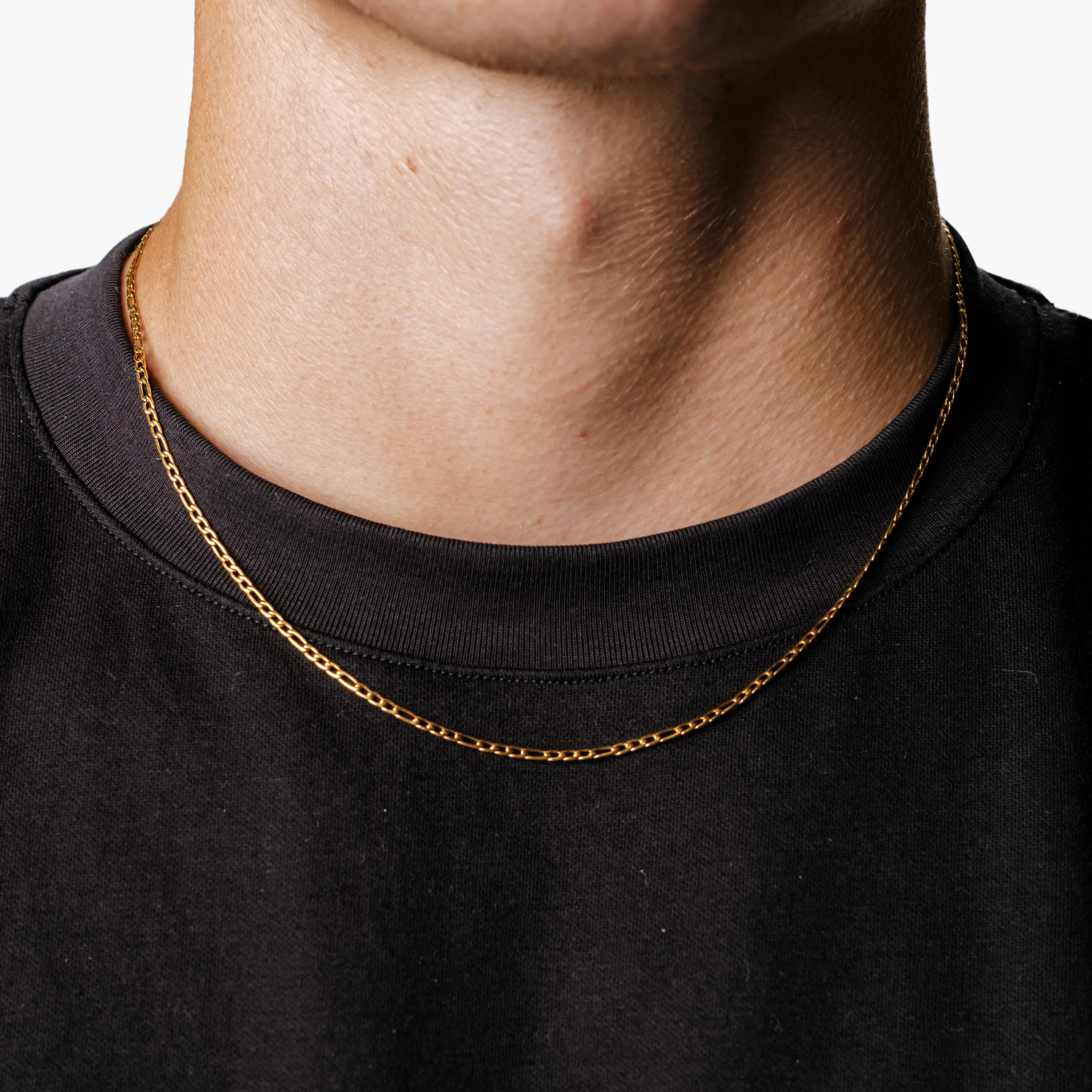 FIGARO CHAIN 2MM (18K GOLD)