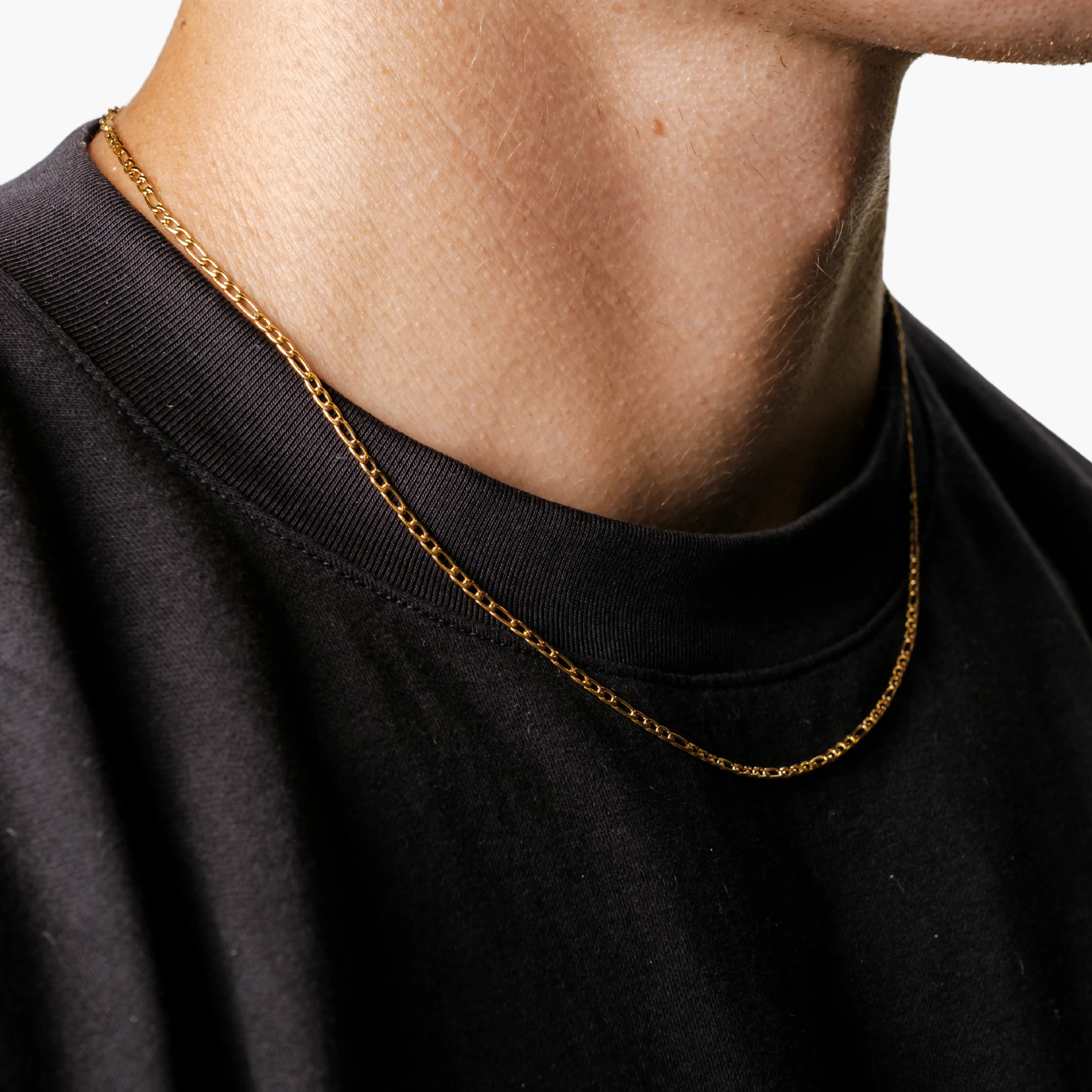 FIGARO CHAIN 2MM (18K GOLD)