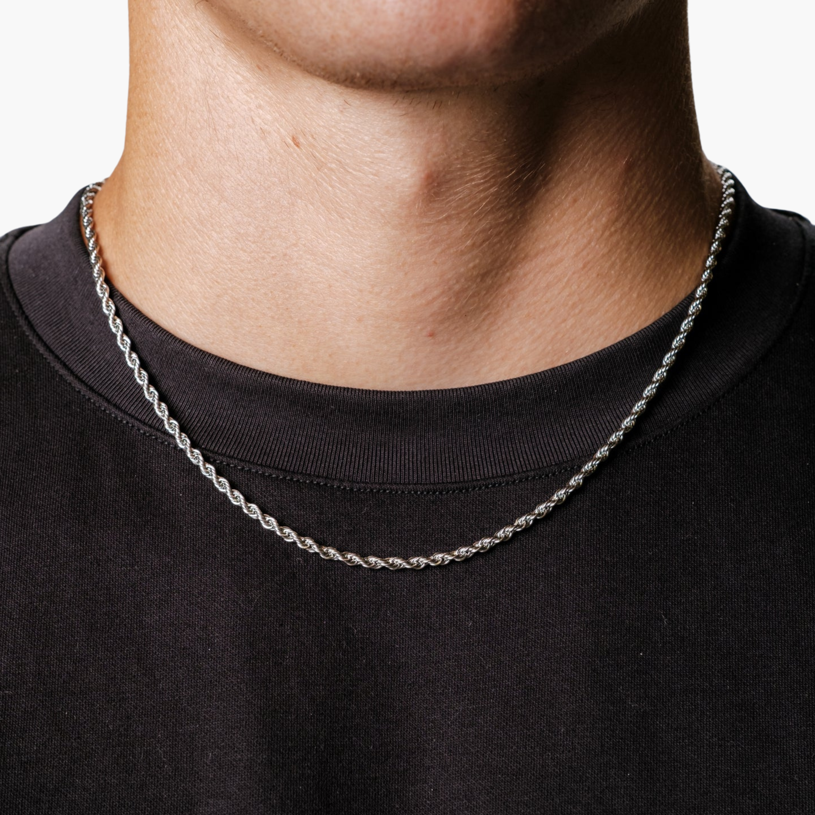 ROPE CHAIN 3MM (SILVER)