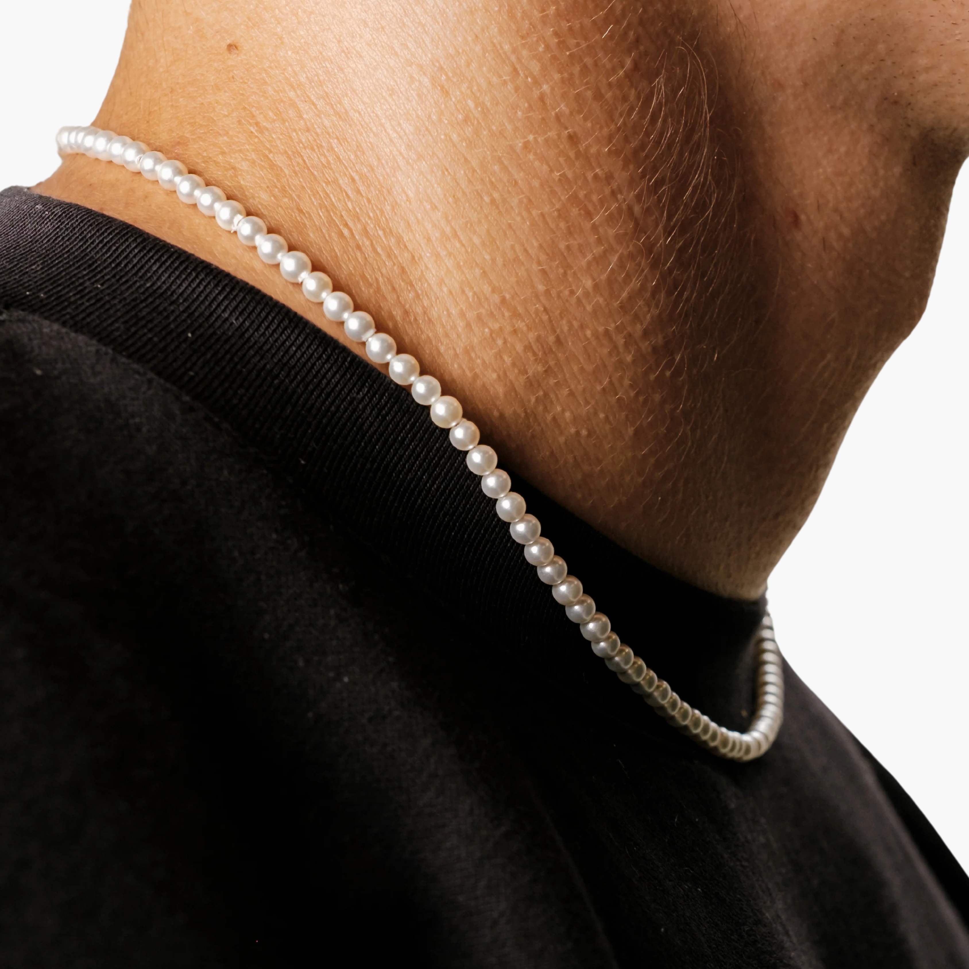 JAPANESE PEARL CHAIN 4MM (SILVER)