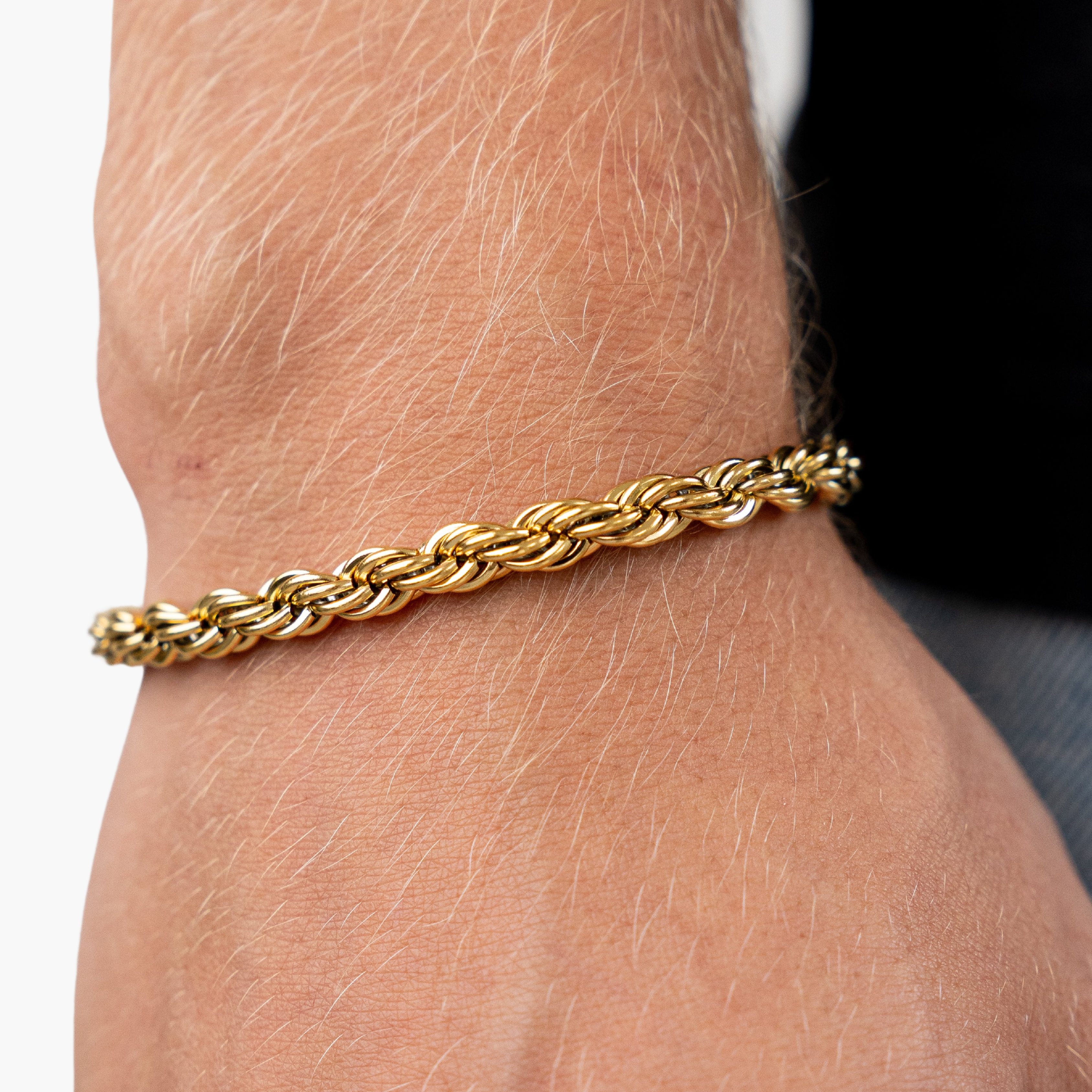 ROPE BRACELET 6MM (18K GOLD)