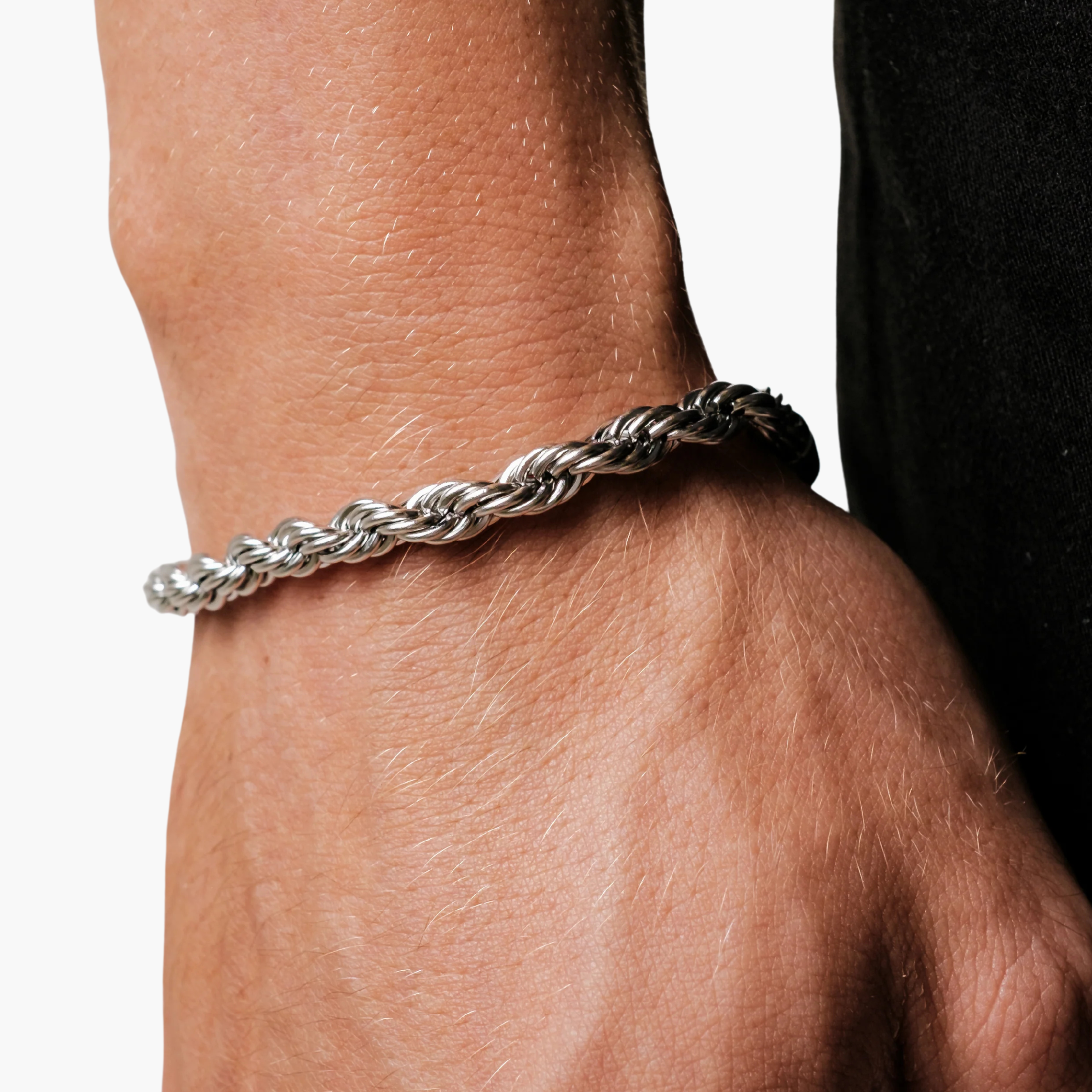 ROPE BRACELET 6MM (SILVER)