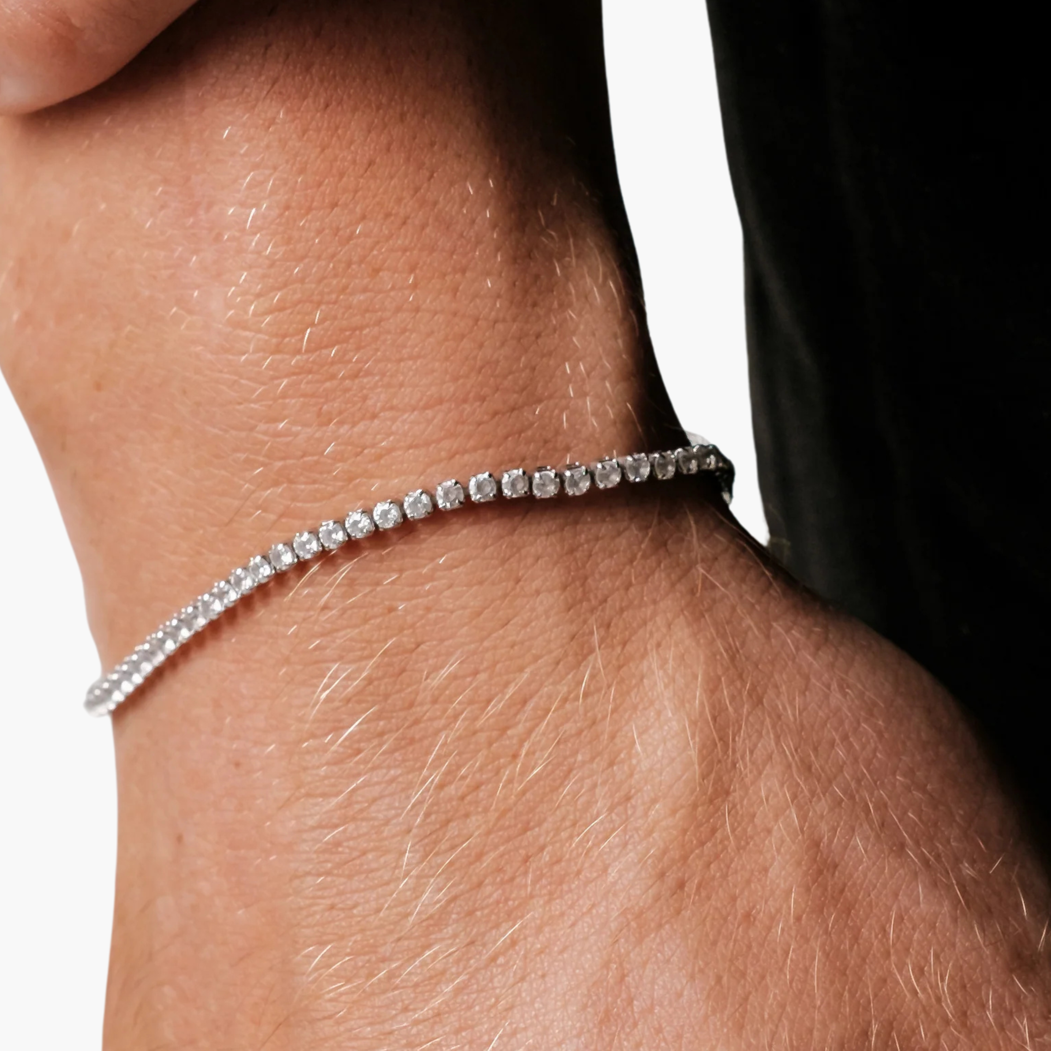 TENNIS BRACELET 3MM (SILVER)