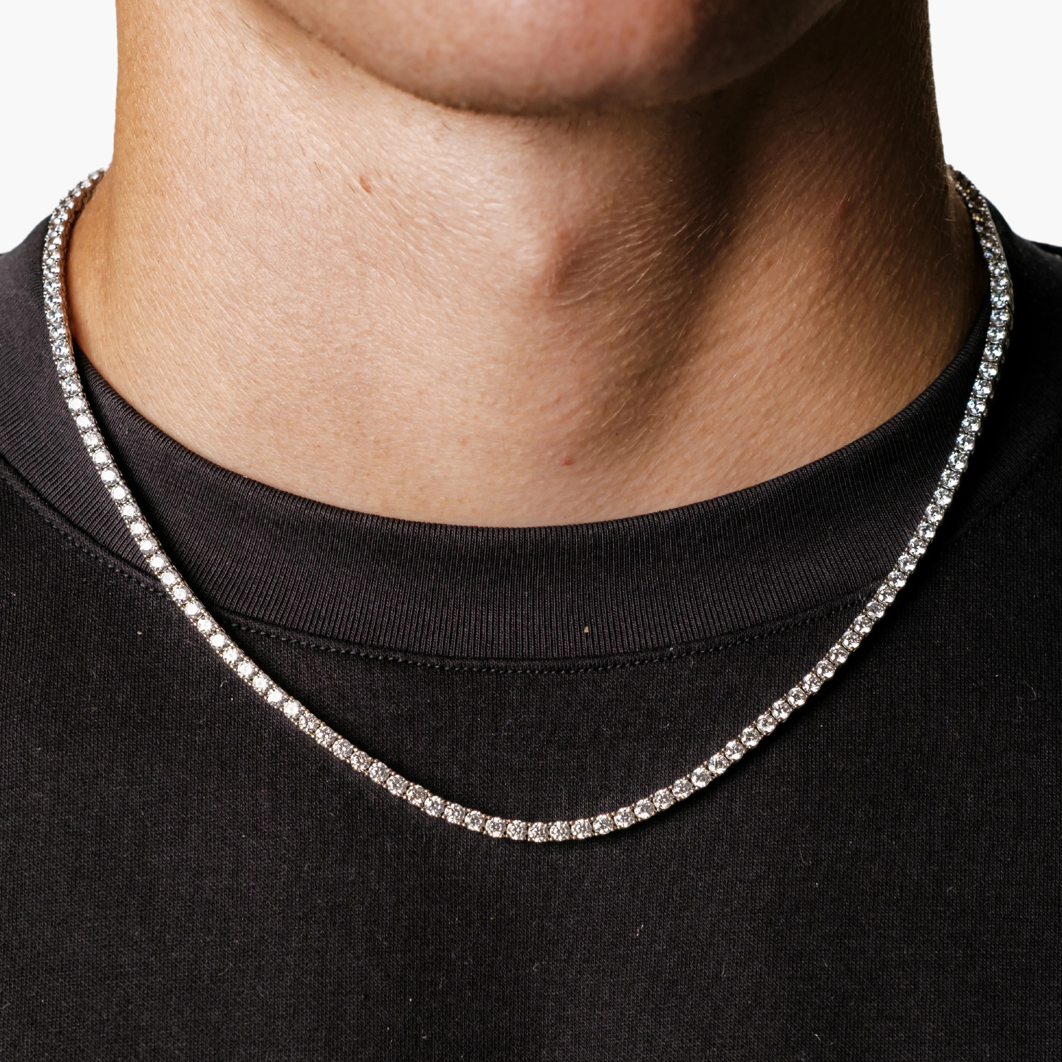 TENNIS CHAIN 3MM (SILVER)